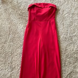 Crystal Sky Red Romper - Like New!